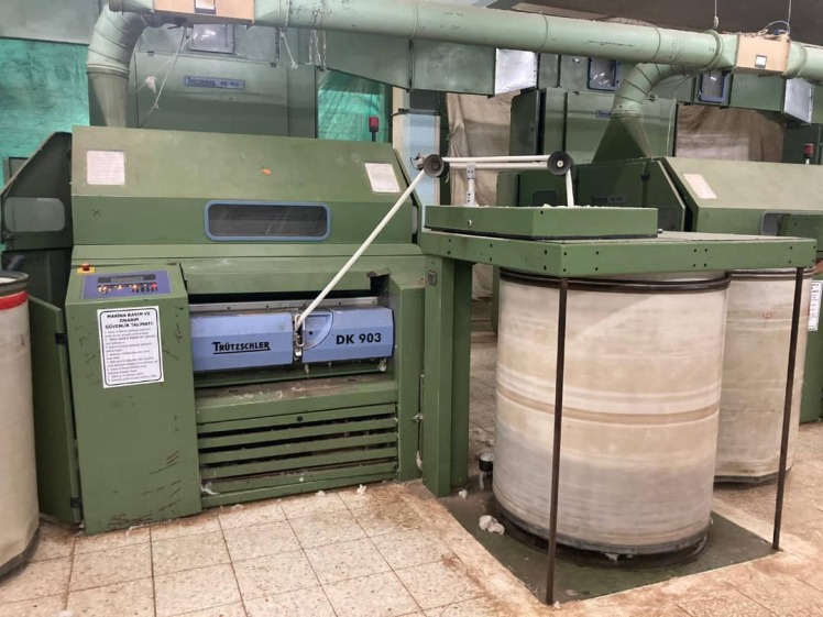 اتوماسیون دستگاه کاردینگ تروشلر (Trützschler Carding Machine) در صنعت نساجی